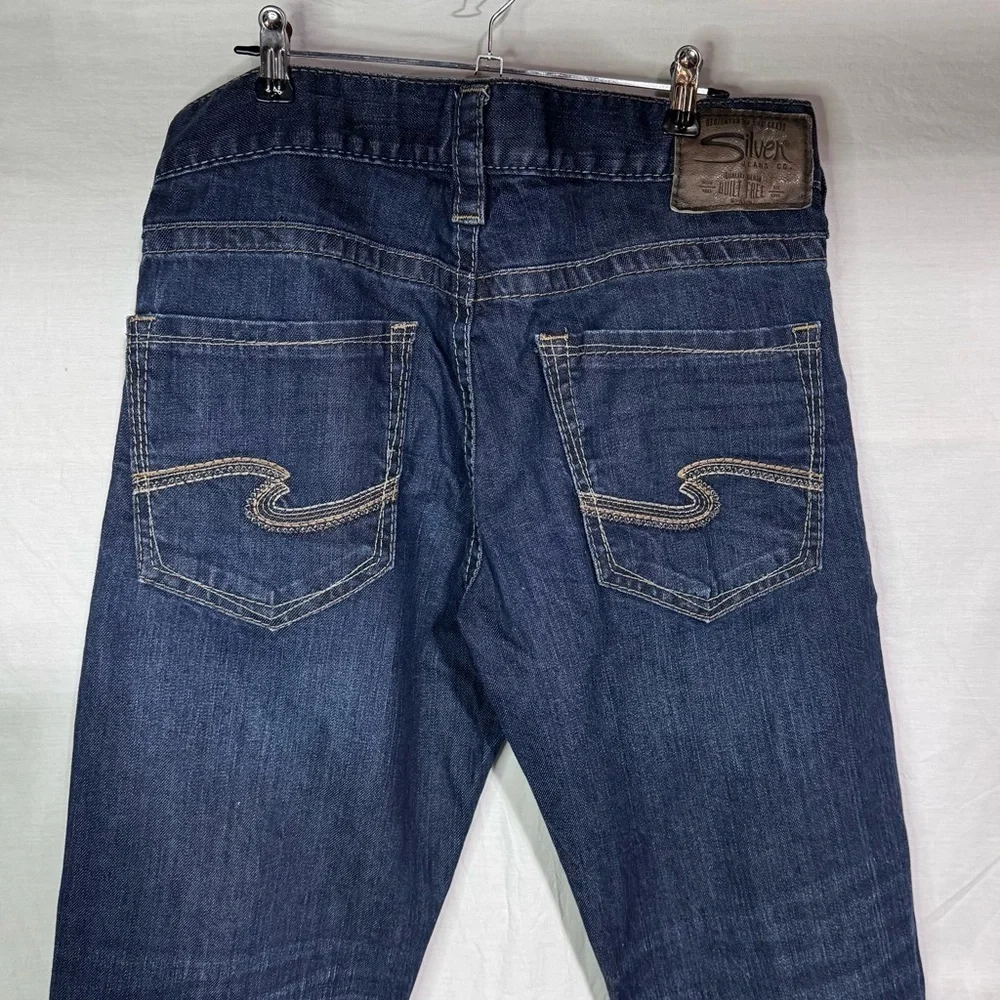 Silver Jeans Eddie dark wash relaxed fit jeans Size 31x34